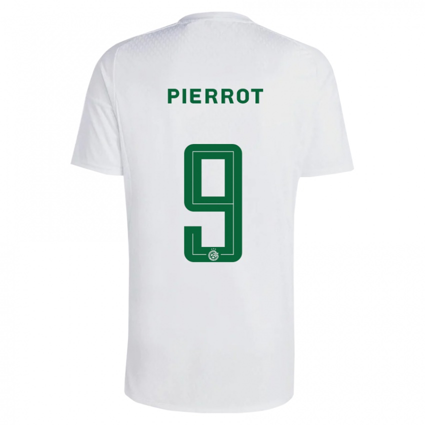 Hombre Camiseta Frantzdy Pierrot #9 Verde Azul 2ª Equipación 2023/24 La Camisa México