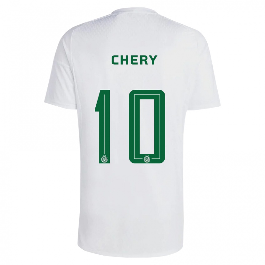 Hombre Camiseta Tjaronn Chery #10 Verde Azul 2ª Equipación 2023/24 La Camisa México