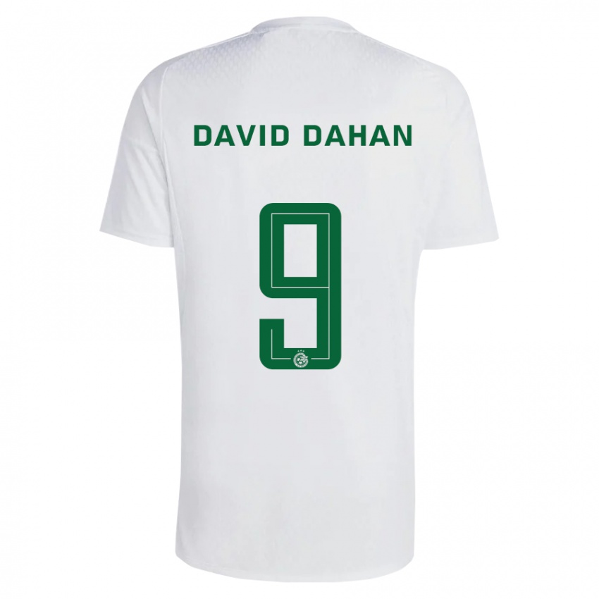 Hombre Camiseta Omer David Dahan #9 Verde Azul 2ª Equipación 2023/24 La Camisa México