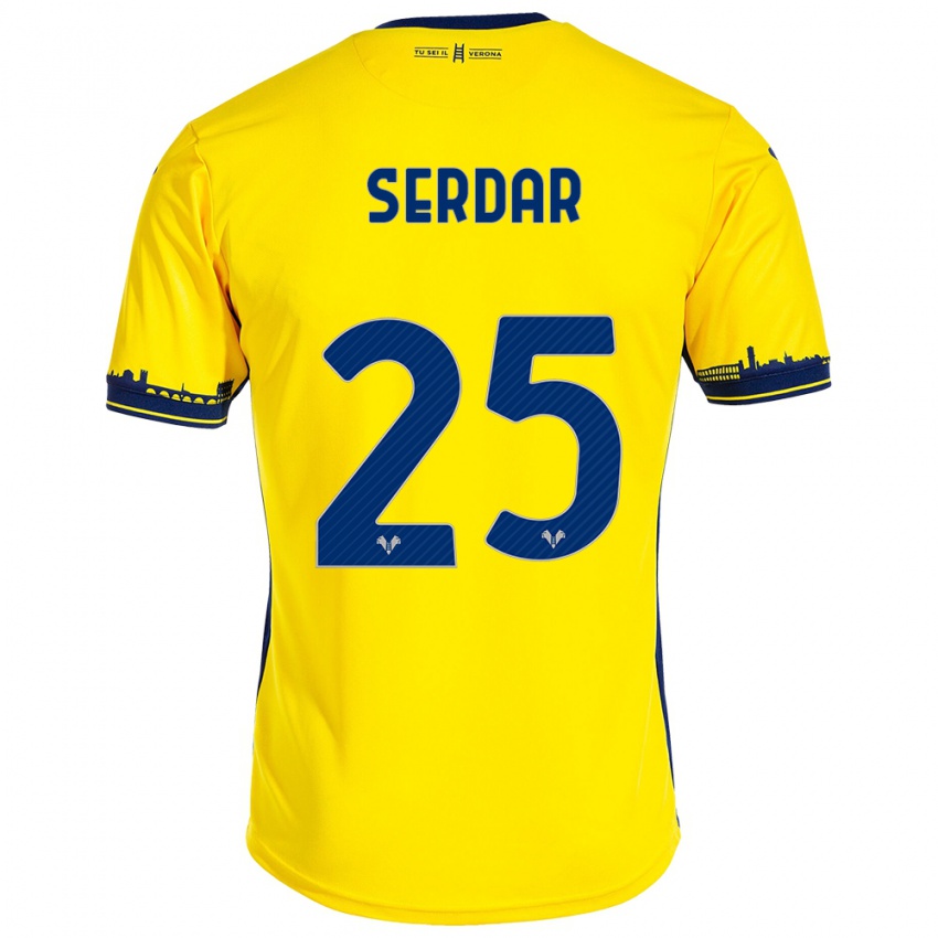 Hombre Camiseta Suat Serdar #25 Amarillo 2ª Equipación 2023/24 La Camisa México