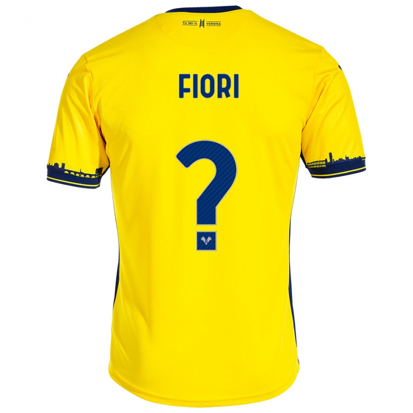 Hombre Camiseta Nicolas Fiori #0 Amarillo 2ª Equipación 2023/24 La Camisa México