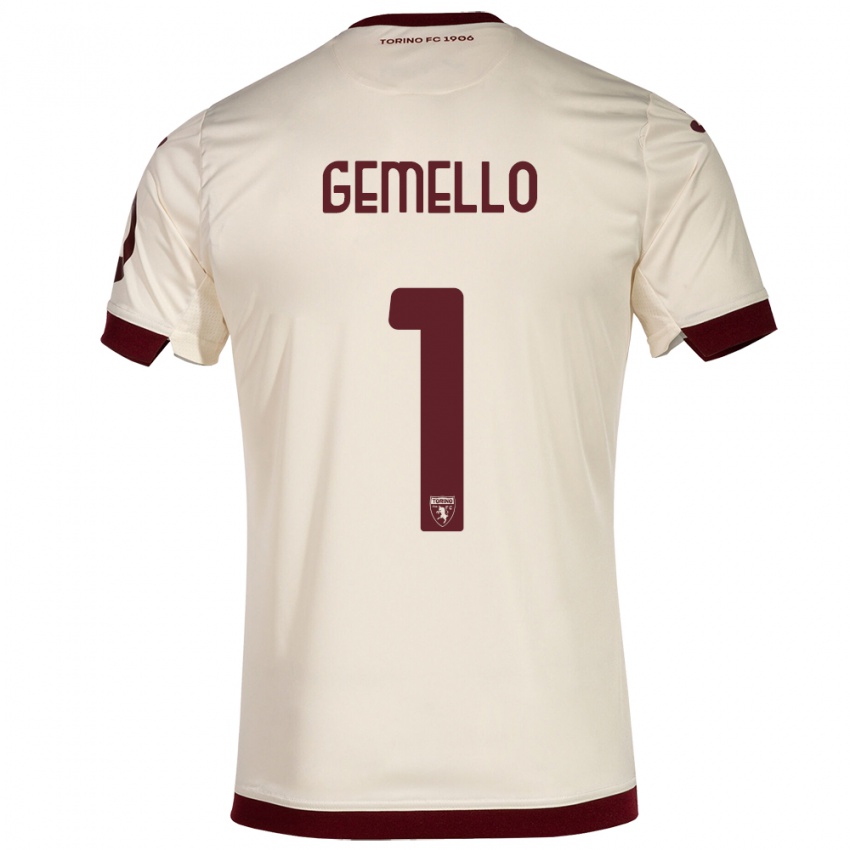 Hombre Camiseta Luca Gemello #1 Champán 2ª Equipación 2023/24 La Camisa México