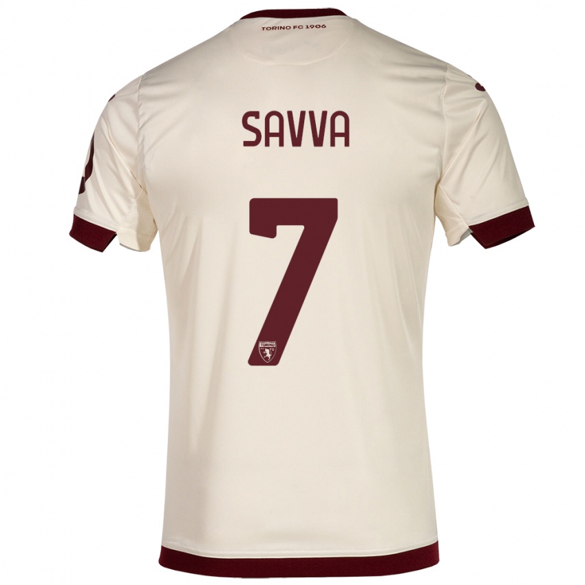 Hombre Camiseta Zanos Savva #7 Champán 2ª Equipación 2023/24 La Camisa México