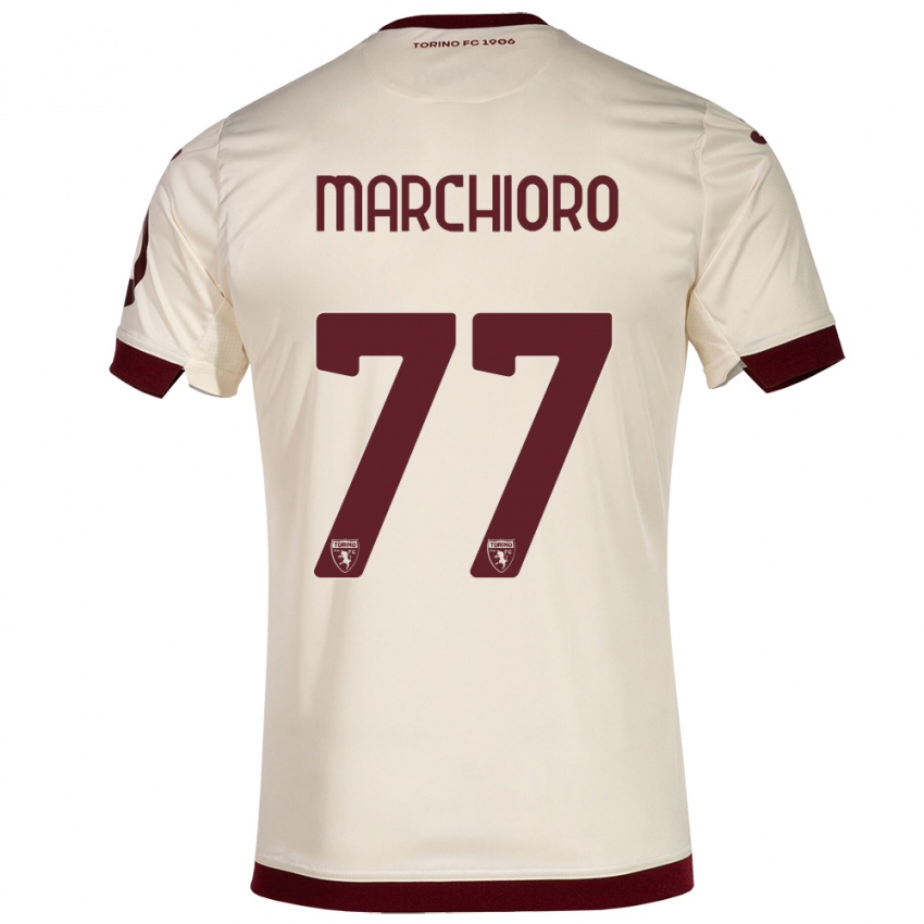 Hombre Camiseta Raffaele Marchioro #77 Champán 2ª Equipación 2023/24 La Camisa México