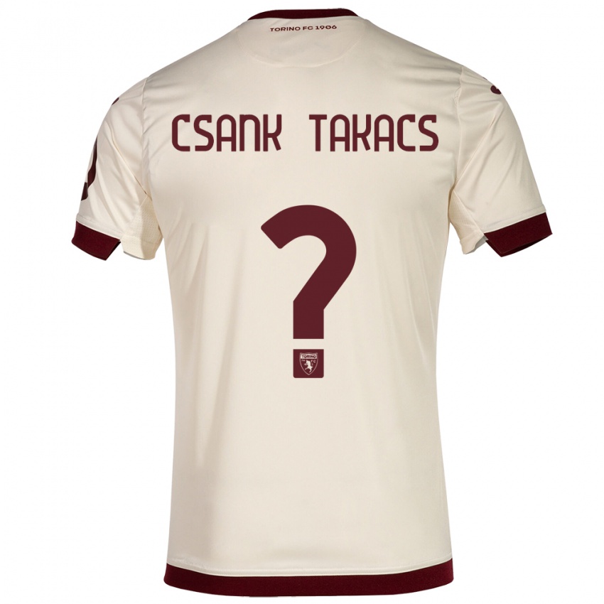 Hombre Camiseta Kristóf Csánk-Takács #0 Champán 2ª Equipación 2023/24 La Camisa México