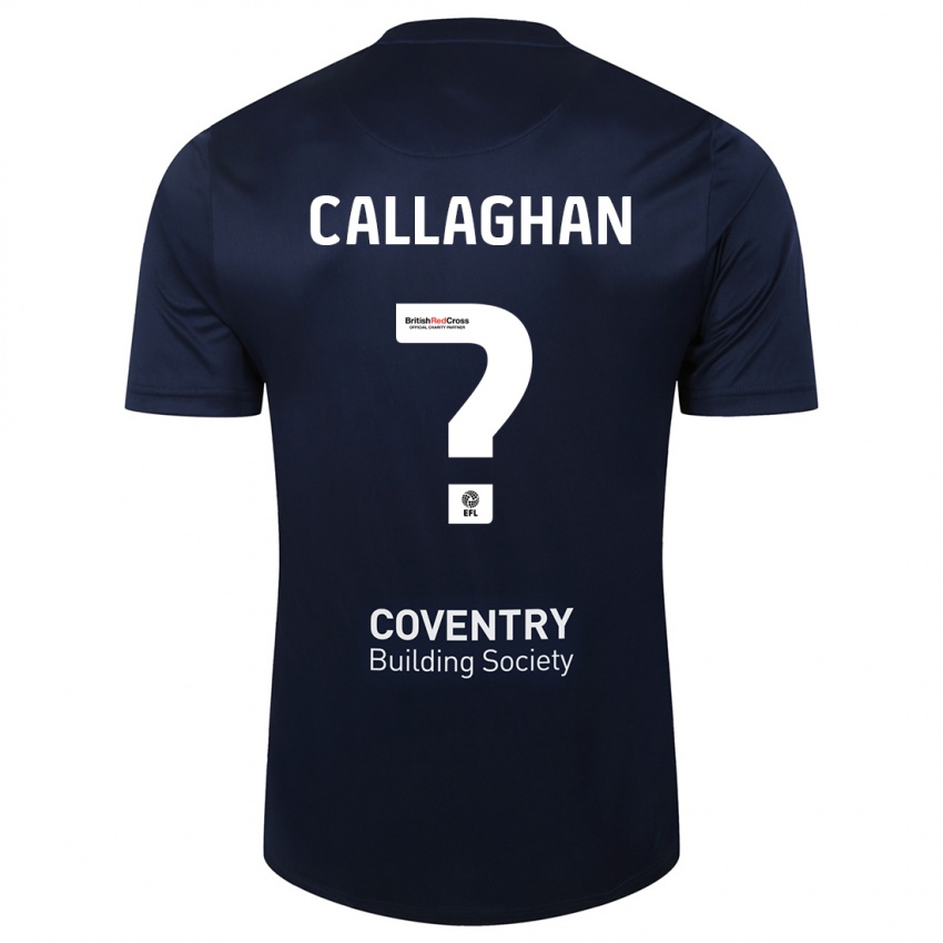 Hombre Camiseta Charlie Callaghan #0 Rojo Azul Marino 2ª Equipación 2023/24 La Camisa México