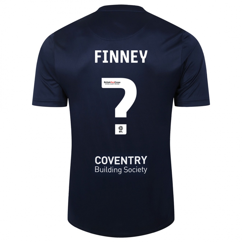 Hombre Camiseta Charlie Finney #0 Rojo Azul Marino 2ª Equipación 2023/24 La Camisa México