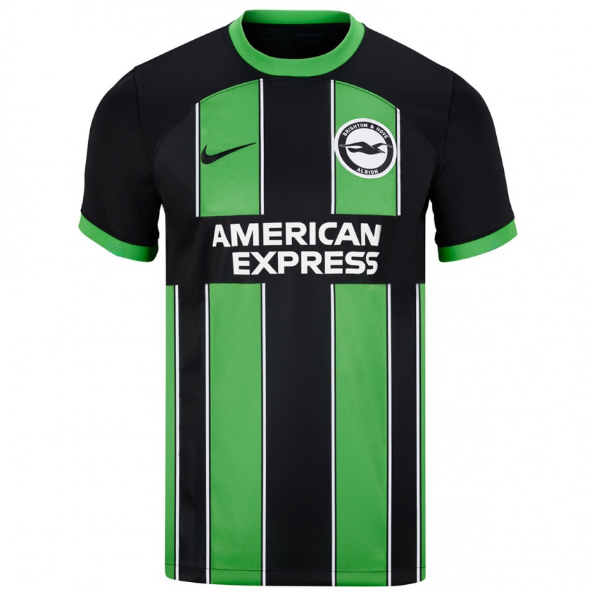 Hombre Camiseta Bart Verbruggen #1 Verde Negro 2ª Equipación 2023/24 La Camisa México