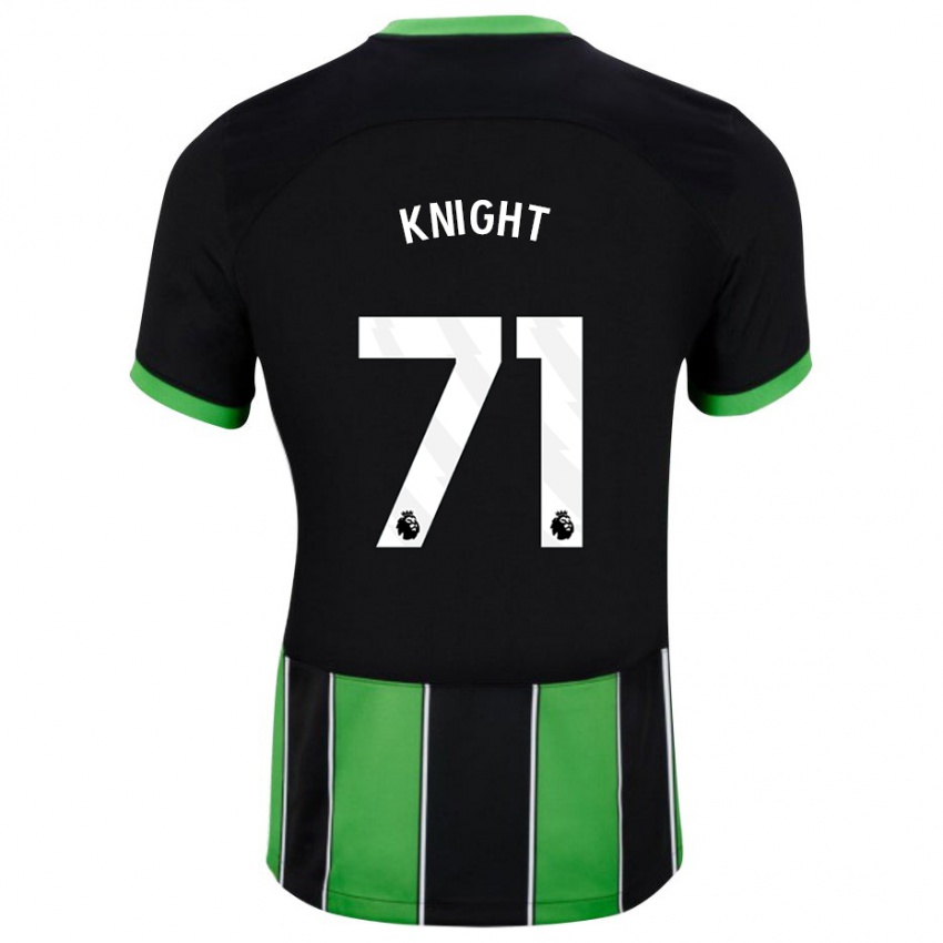 Hombre Camiseta Joe Knight #71 Verde Negro 2ª Equipación 2023/24 La Camisa México