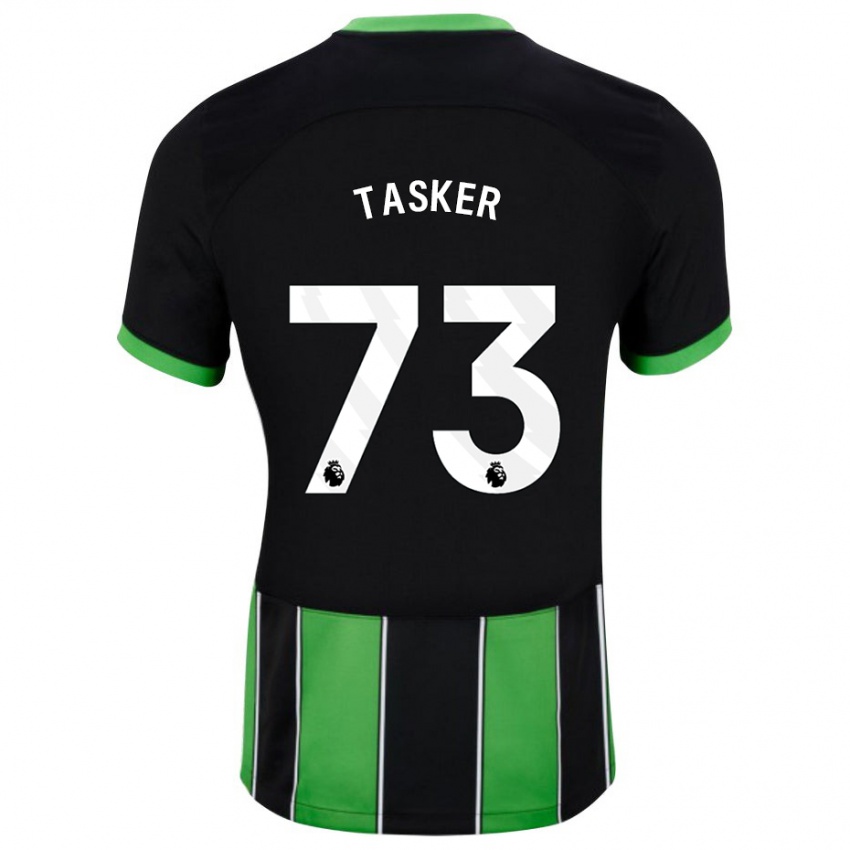 Hombre Camiseta Charlie Tasker #73 Verde Negro 2ª Equipación 2023/24 La Camisa México