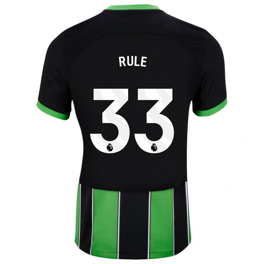Hombre Camiseta Charlize Jayde Rule #33 Verde Negro 2ª Equipación 2023/24 La Camisa México