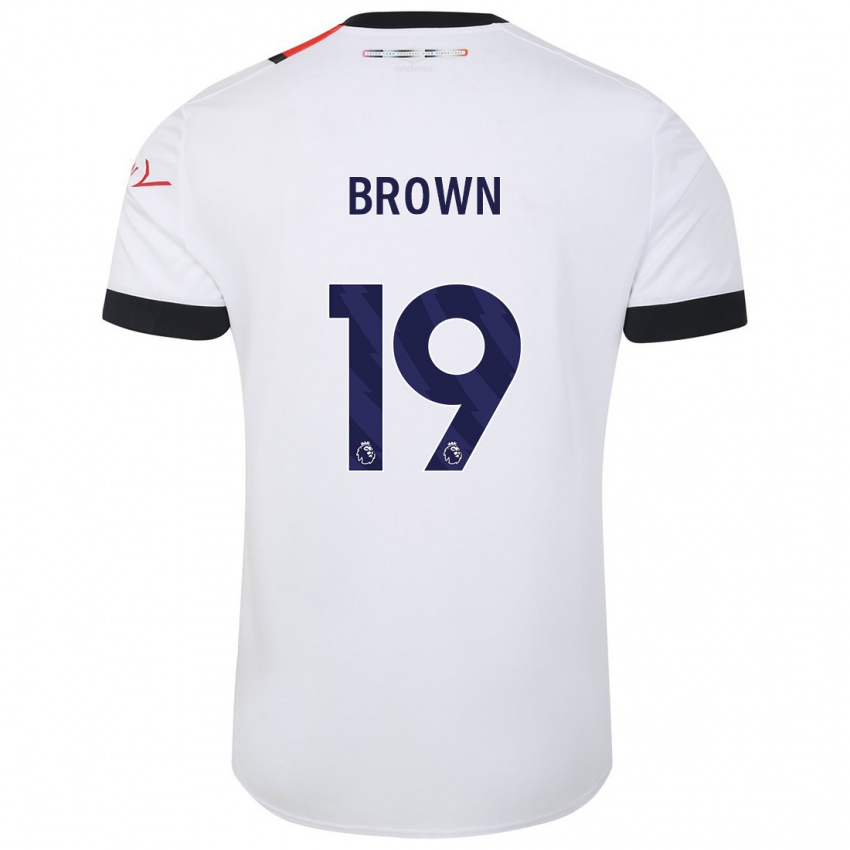 Hombre Camiseta Jacob Brown #19 Blanco 2ª Equipación 2023/24 La Camisa México