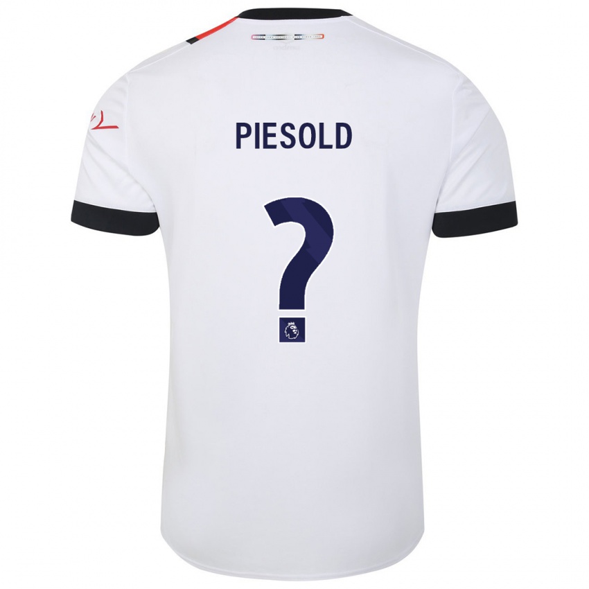 Hombre Camiseta Axel Piesold #0 Blanco 2ª Equipación 2023/24 La Camisa México