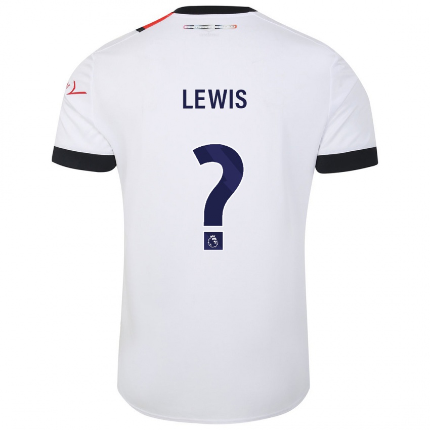 Hombre Camiseta Millar Matthews-Lewis #0 Blanco 2ª Equipación 2023/24 La Camisa México