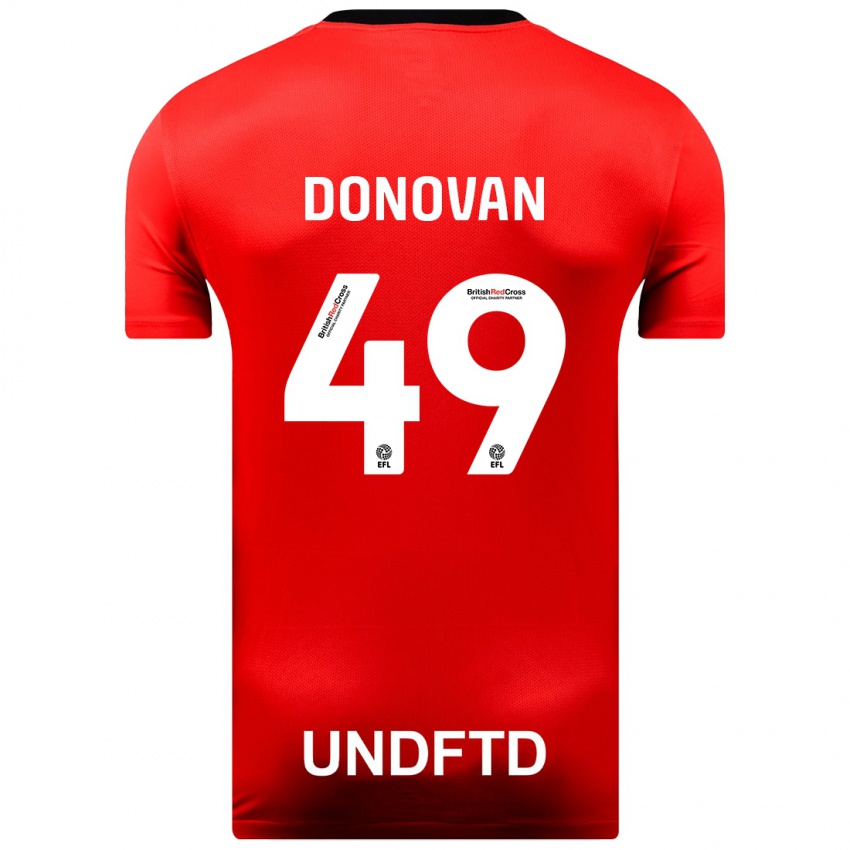 Hombre Camiseta Romelle Donovan #49 Rojo 2ª Equipación 2023/24 La Camisa México