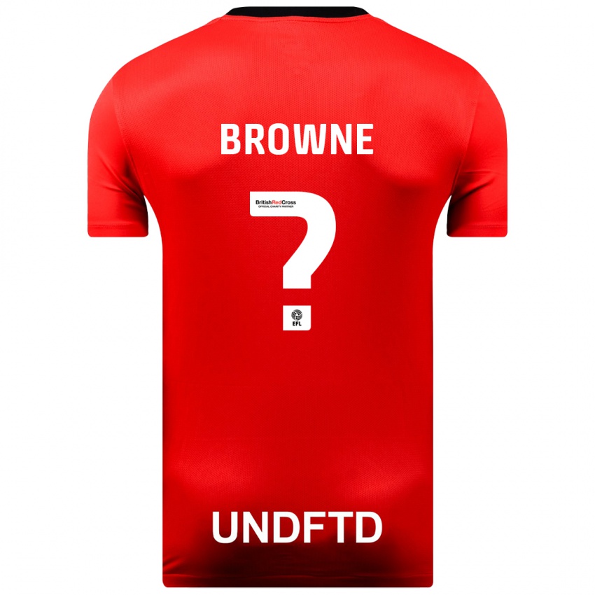 Hombre Camiseta Rico Browne #0 Rojo 2ª Equipación 2023/24 La Camisa México