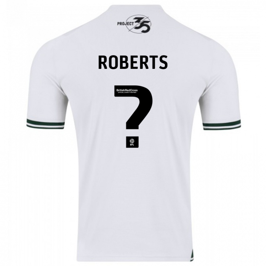 Hombre Camiseta Caleb Roberts #0 Blanco 2ª Equipación 2023/24 La Camisa México