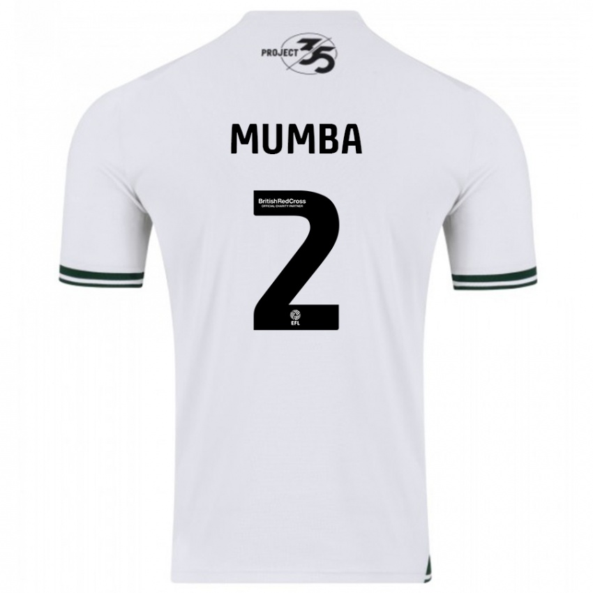 Hombre Camiseta Bali Mumba #2 Blanco 2ª Equipación 2023/24 La Camisa México