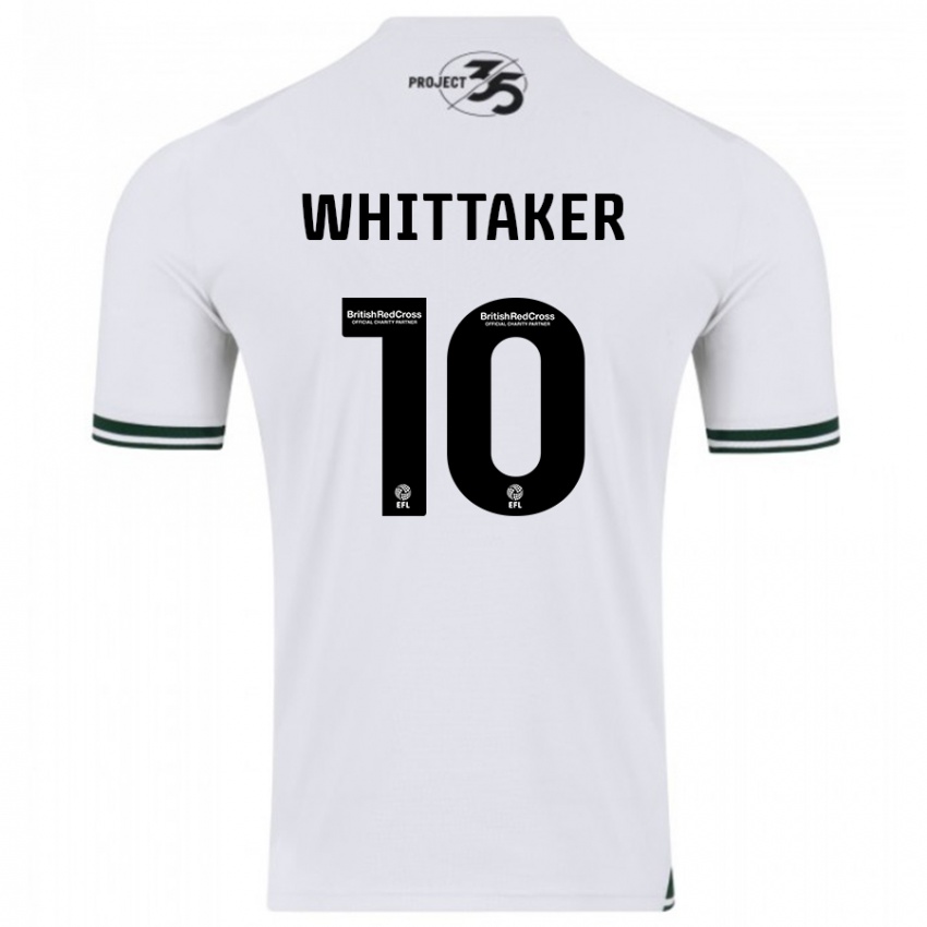 Hombre Camiseta Morgan Whittaker #10 Blanco 2ª Equipación 2023/24 La Camisa México