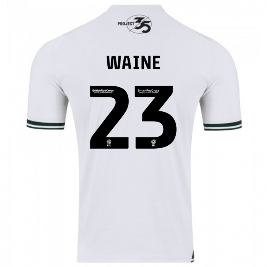 Hombre Camiseta Ben Waine #23 Blanco 2ª Equipación 2023/24 La Camisa México