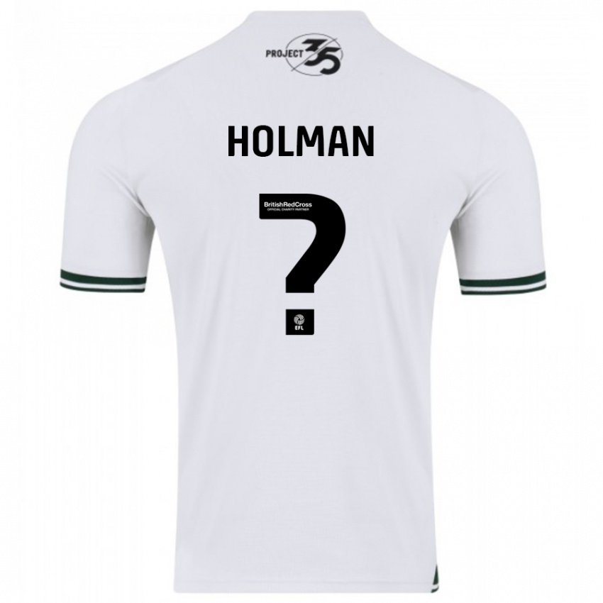 Hombre Camiseta Daniel Holman #0 Blanco 2ª Equipación 2023/24 La Camisa México