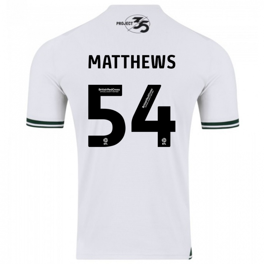 Hombre Camiseta Jack Matthews #54 Blanco 2ª Equipación 2023/24 La Camisa México