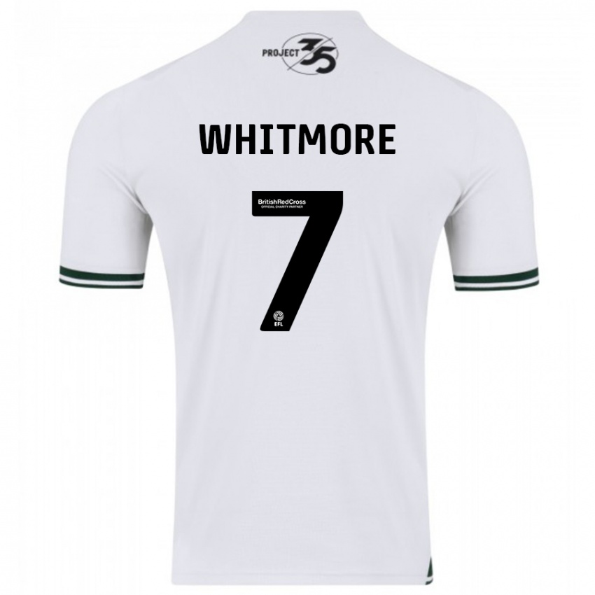 Hombre Camiseta Charlotte Whitmore #7 Blanco 2ª Equipación 2023/24 La Camisa México