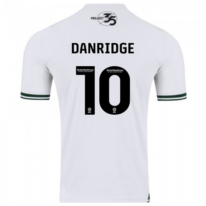 Hombre Camiseta Rebecca Danridge #10 Blanco 2ª Equipación 2023/24 La Camisa México