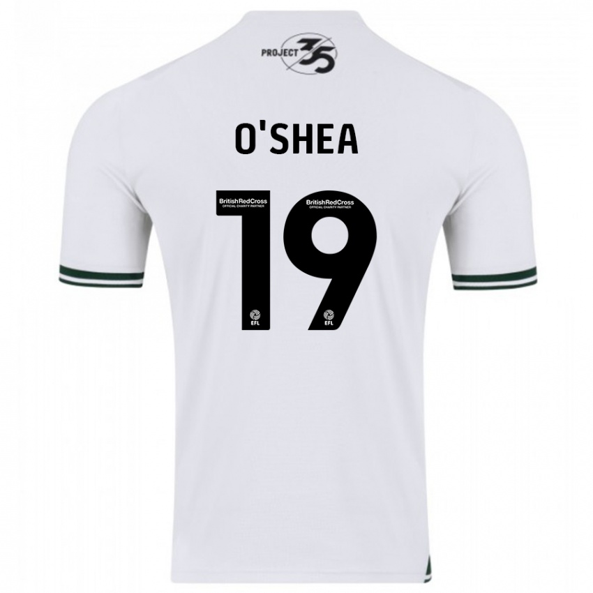 Hombre Camiseta Erin O'shea #19 Blanco 2ª Equipación 2023/24 La Camisa México