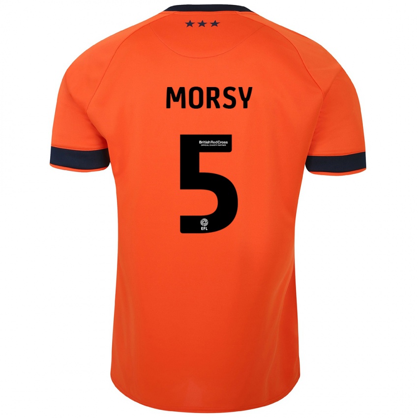 Hombre Camiseta Samy Morsy #5 Naranja 2ª Equipación 2023/24 La Camisa México