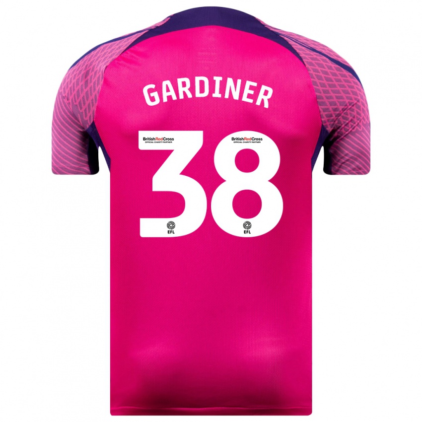 Hombre Camiseta Harry Gardiner #38 Morado 2ª Equipación 2023/24 La Camisa México