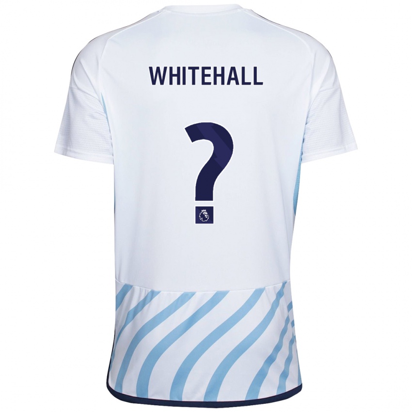 Hombre Camiseta Archie Whitehall #0 Blanco Azul 2ª Equipación 2023/24 La Camisa México