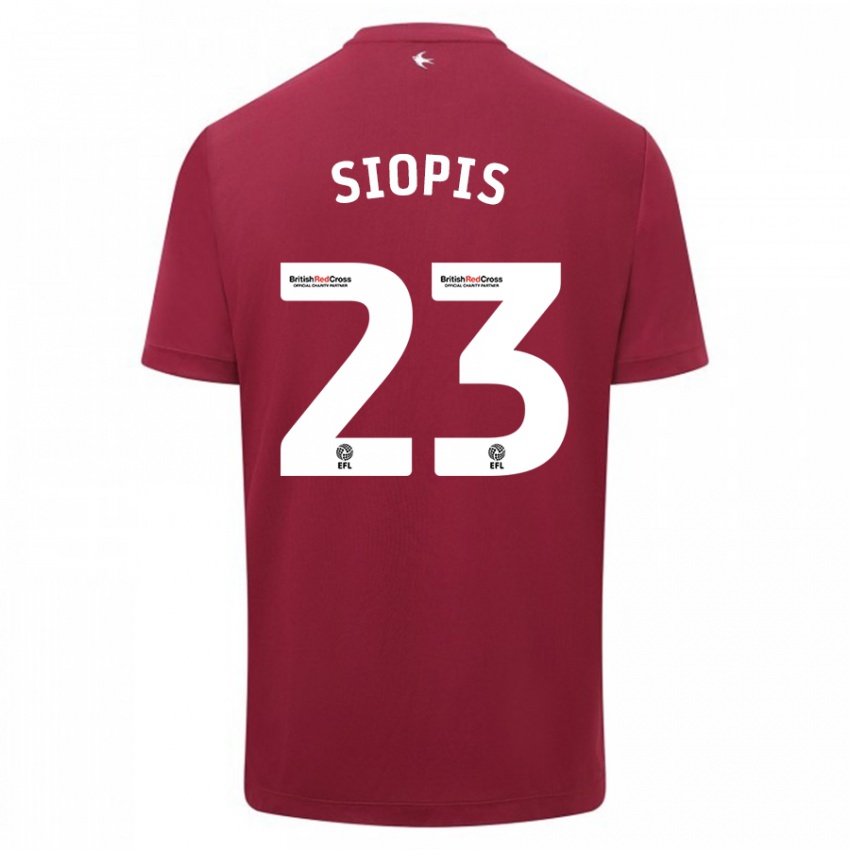 Hombre Camiseta Manolis Siopis #23 Rojo 2ª Equipación 2023/24 La Camisa México