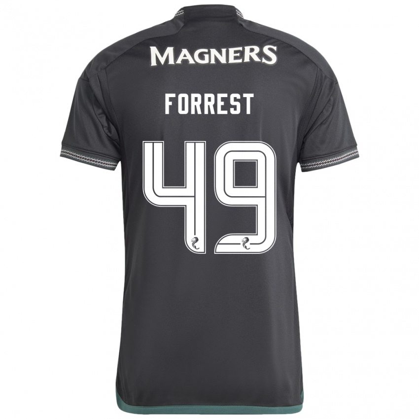 Hombre Camiseta James Forrest #49 Negro 2ª Equipación 2023/24 La Camisa México