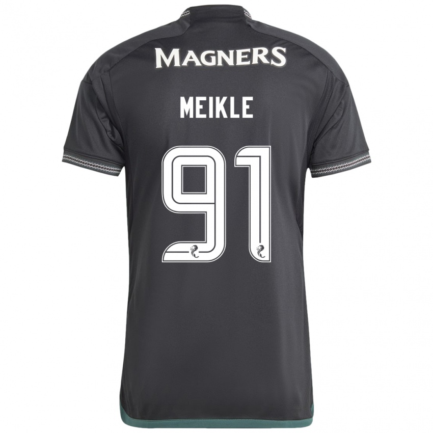 Hombre Camiseta Jamie Meikle #91 Negro 2ª Equipación 2023/24 La Camisa México