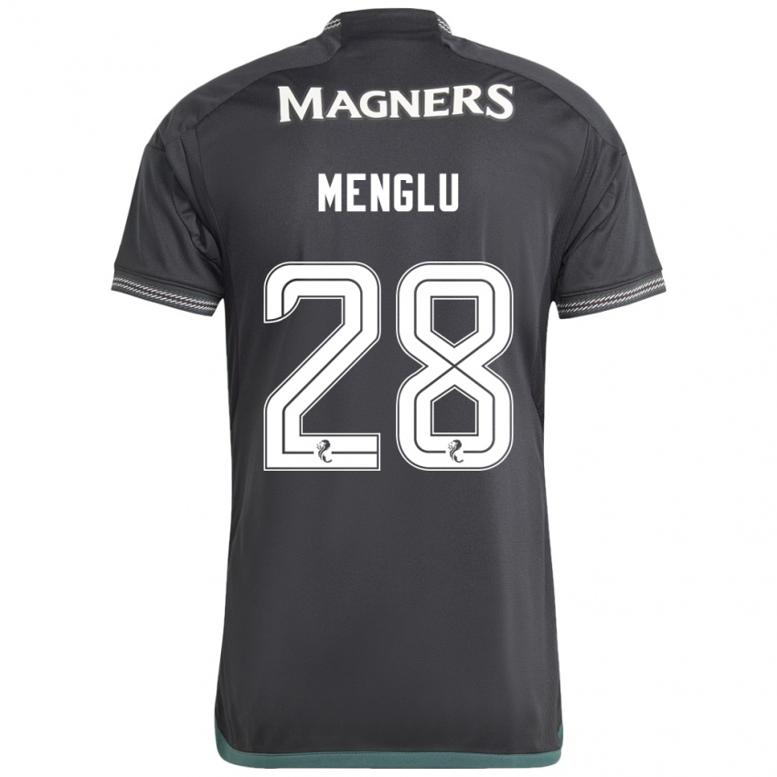 Hombre Camiseta Shen Menglu #28 Negro 2ª Equipación 2023/24 La Camisa México