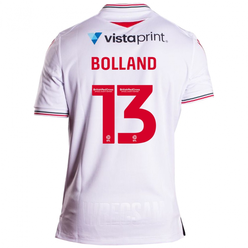 Hombre Camiseta Charlotte Bolland #13 Blanco 2ª Equipación 2023/24 La Camisa México