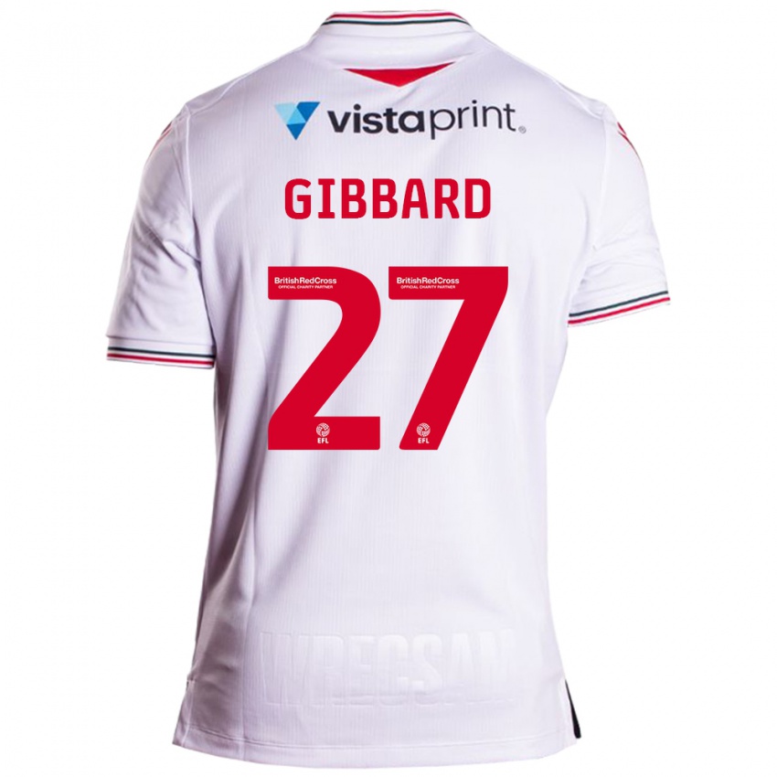 Hombre Camiseta Mari Gibbard #27 Blanco 2ª Equipación 2023/24 La Camisa México