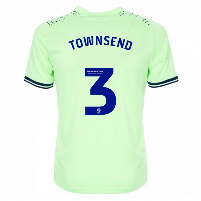 Hombre Camiseta Conor Townsend #3 Armada 2ª Equipación 2023/24 La Camisa México