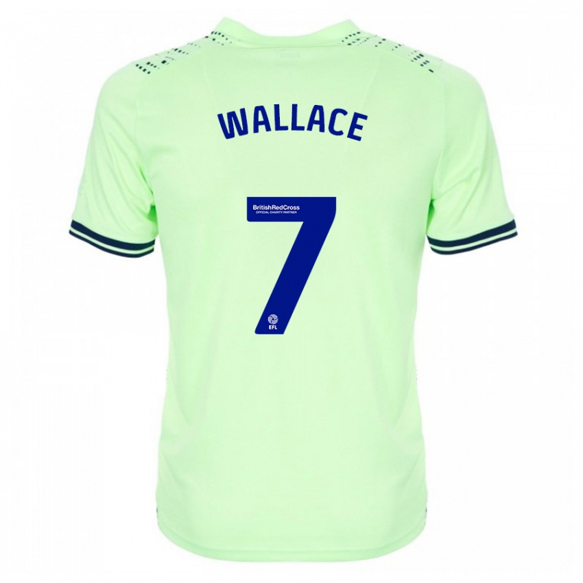 Hombre Camiseta Jed Wallace #7 Armada 2ª Equipación 2023/24 La Camisa México