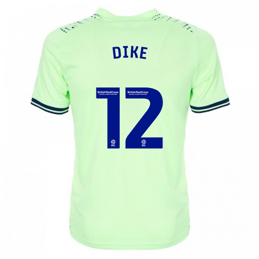 Hombre Camiseta Daryl Dike #12 Armada 2ª Equipación 2023/24 La Camisa México