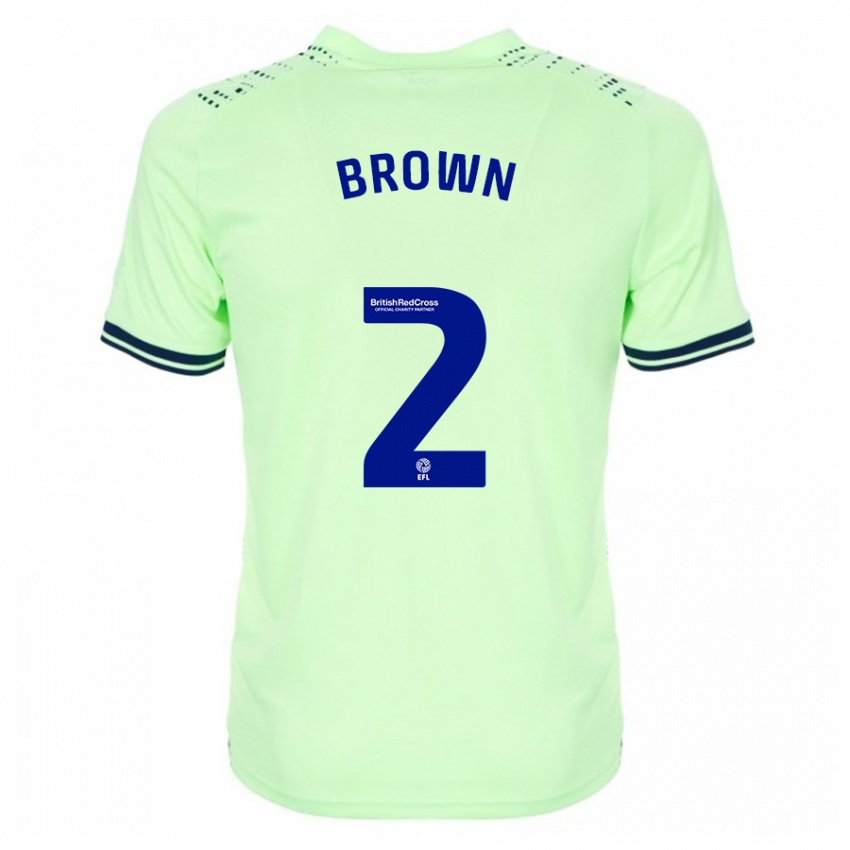 Hombre Camiseta Ashlee Brown #2 Armada 2ª Equipación 2023/24 La Camisa México