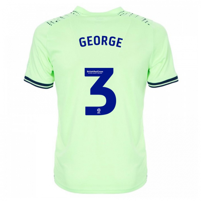 Hombre Camiseta Hannah George #3 Armada 2ª Equipación 2023/24 La Camisa México