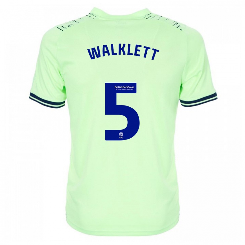 Hombre Camiseta Kerry Walklett #5 Armada 2ª Equipación 2023/24 La Camisa México