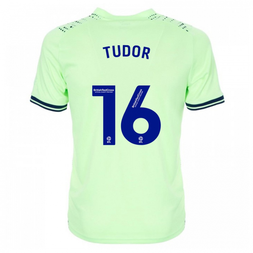 Hombre Camiseta Sophie Tudor #16 Armada 2ª Equipación 2023/24 La Camisa México