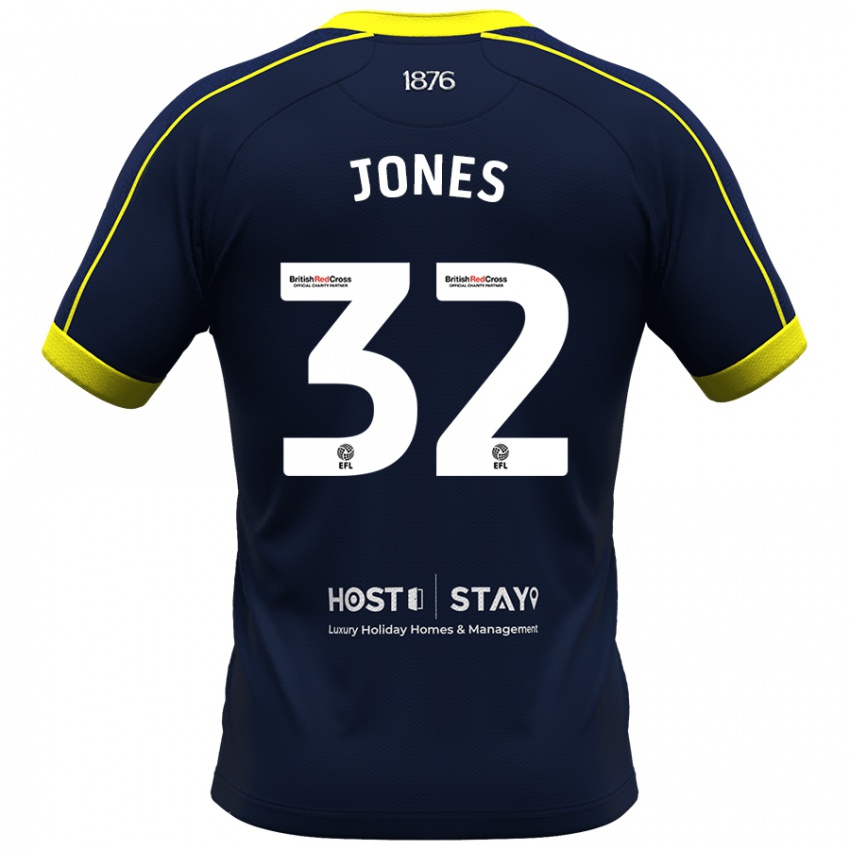 Hombre Camiseta Jamie Jones #32 Armada 2ª Equipación 2023/24 La Camisa México