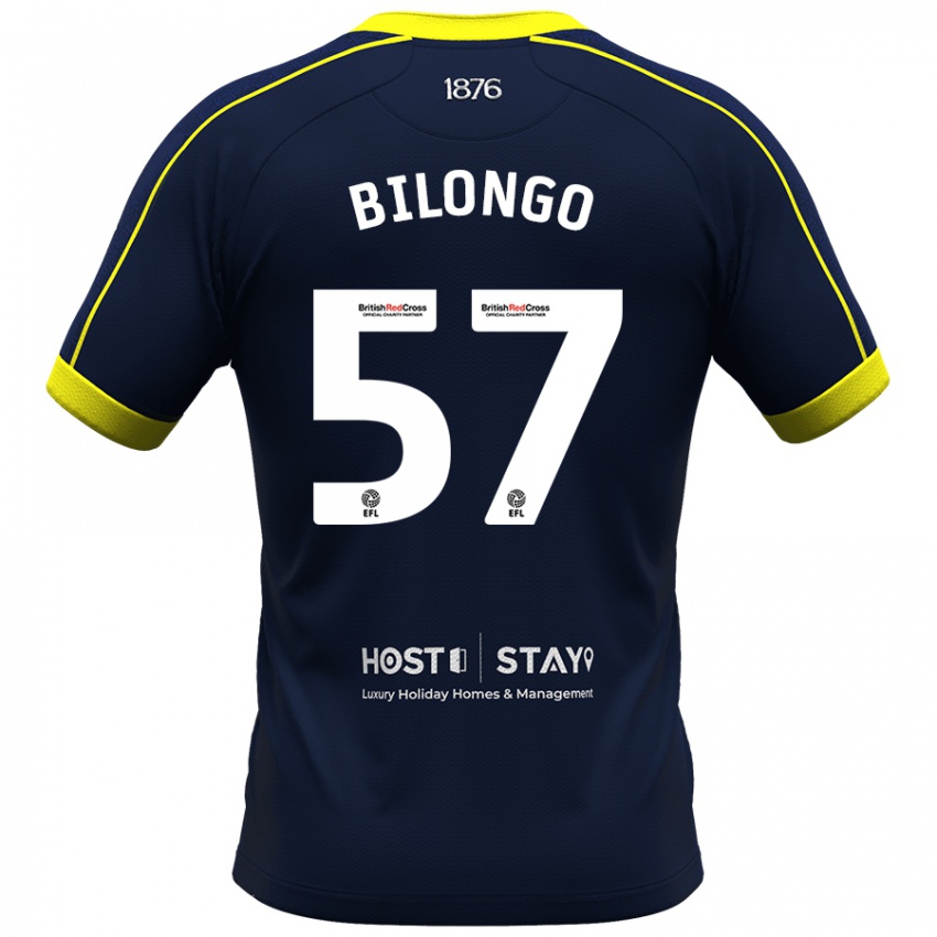 Hombre Camiseta Bryant Bilongo #57 Armada 2ª Equipación 2023/24 La Camisa México