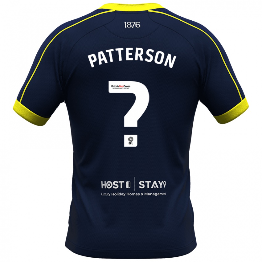 Hombre Camiseta Jack Patterson #2 Armada 2ª Equipación 2023/24 La Camisa México