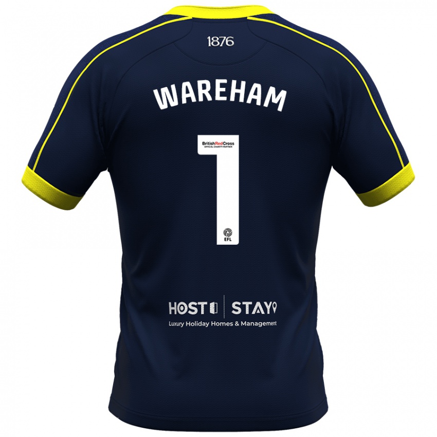 Hombre Camiseta Laura Wareham #1 Armada 2ª Equipación 2023/24 La Camisa México