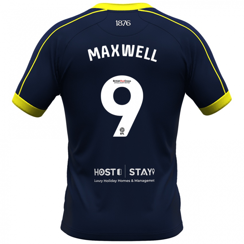 Hombre Camiseta Armani Maxwell #9 Armada 2ª Equipación 2023/24 La Camisa México